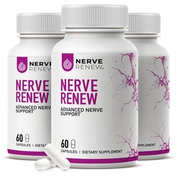 NERVE RENEWアドバンストNerveサポート - 300mg安定Rアルファリポ酸、ビタミンBコンプレックス、Benfotiamine、高速機能サポートのためのハーブ