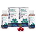 KinderMed Infants' Daytime Cough Plus, Organic Agave Syrup and English Ivy Leaf Extract, No Dyes, No Artificial Flavors or Sweeteners, Non-GMO, 2 Months+, Natural Cherry Flavor, 2 fl. oz (Pack of 2)