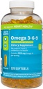 Omega 3-6-9 サプリメント (325 ct.) - 視覚機能と目の健康を促進する - 心臓、心血管の健康、健康な皮膚、髪と全体的な健康をサポート (オメガ3-6-9)