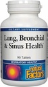 Natural Factors Lung, Bronchial & Sinus Health - Respiratory Health Supplement - Supports Lung & Sinus Health - Supports Healthy Lung Tissue & Mucus Consistency - 90 Tablets (90 Servings)