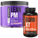 Jacked Factory Burn-XT Clinically Studied Fat Burner & Weight Loss Supplement (60 Capsules) Lean PM Weight Loss Gummies (60 Gummies)
