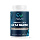 nbpure Meta Burn+ Natural 5-in-1 Fat Burner: Metabolism, Energy, Focus, diuretics, Stress – Green Tea, Guarana, Ashwagandha, Grains of Paradise + More