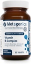 Metagenics Vitamin B-Complex - Active B6 & B12 Vitamins with Folate - Supports Energy Metabolism, Stress Response, Homocysteine Balance & Nervous System Health - Vegetarian & Gluten-Free - 60 Tablets