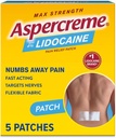 Aspercreme Lidocaine Patch - Buy Packs and Save (Pack of 5)