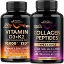 NUTRAHARMONY Vitamin D3 K2 & Collagen Peptides Capsules