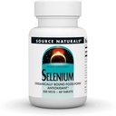 Source Naturals Selenium, Organically Bound Food-Form Antioxidant*, 200 mcg - 60 Tablets