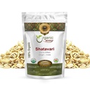 Organic Way Dried Shatavari Cut & Sifted (Asparagus racemosus) - Organic & Kosher Certified | Raw, Vegan, Non GMO & Gluten Free | USDA Certified | Origin - India (1/4LBS / 4Oz)