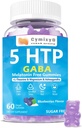 5-HTP GABA のグミーのブレンド 1700mg の L テアニン、マグネシウム、アッシュワガンダ、オメガ 3-6-9 の自然な Zzzs のためのビタミン D3、B6、気分、頭脳カルム、ブルーベリーの味 60Count