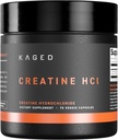 Kaged Creatine HCl Capsules | Unflavored | Muscle Building & Recovery | Patented Creatine Hydrochloride Formula | Vegan, Gluten Free, Easily Digestible | Supplements for Men & Women | 75 Servings