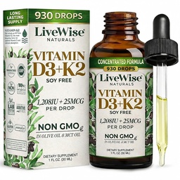 K2の液体の低下、すべての自然な、非GMO、1208iu D3および25mcg K2 (mk7)のビタミンD3は、Peppermintオイルの有無にかかわらずあなたのボン、免疫システムおよびエネルギー レベルを、支えます