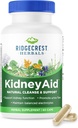 Ridgecrest Herbals KidneyAid, Kidney Health Support Supplement, Hydrangea, Horsetail, Urinary Tract Health Support, Trace Mineral (60 Caps, 30 Serv)