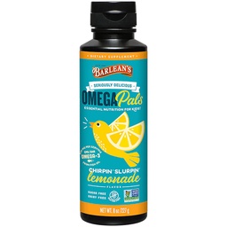 Barlean's Omega 3 魚油 子供のための液体サプリメント, Chirpin' Slurpin' Lemonade, 540 EPA の mg と DHA 脂肪酸, 8 oz