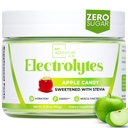Zero Sugar - Apple Candy Electrolytes Powder - Refreshing Hydration - Caffeine Free Energy with All Natural Ingredients - Vegan, Keto, and Paleo - Sugar Free Electrolytes Drink Mix - with 30 Servings