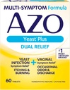AZO Yeast Plusデュアルリリーフタブレット、イースト感染と腟症状救済、腟のかゆみを取り除き、60カウント