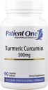 Patient One Turmeric Curcumin 500 mg | Supplement to Support Healthy Inflammatory Response and More* | with Black Pepper Extract | 90 Capsules