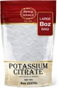 Spicy World Potassium Citrate Powder 8 OZ - Pure, Vegan, Food Grade, Bulk Potassium Supplement