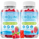 Choline Gummies for Kids & Adults, Choline Bitartrate 500mg