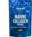 CORREXIKOの海洋のコラーゲンの粉の補足Unflavored - サービングごとの10,000mgの倍の加水分解されたコラーゲンのペプチッド-最高の吸収のために形作られた-毛、皮及び釘- 5oz、14のサービング