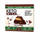Keto Wise Fat Bombs Peanut Caramel Nougat, Pack 7