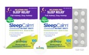 Boiron SleepCalm Tabs Bundle - 100 Count (Pack of 2) for Deep, Relaxing, Restful Nighttime Sleep - Melatonin-Free and Non Habit-Forming Sleep Calm Meltaway Tablets with a Sticker