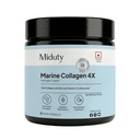 Miduty Marine Collagen Powder with Vitamin C & Zinc | Hydrolyzed Collagen Peptides | Wild-caught Fish | Type 1, 2 & 3 for Skin Elasticity, Hair, Nails, Joints & Bone Support | 210g