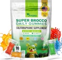 ボスコSulforaphane Gummies with Omega-3 – ブロッコリーSprout抽出物, EPA / DHA&抗酸化剤 – 細胞の健康 & 気分のサポート – 90 ビーガンガミー – ミックスベリー風味 – 砂糖フリー