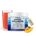 Moderate Marine Collagen Powder for Men, Type 1 & 3 Hydrolyzed Peptides with Glutathione, Vitamin C, Hyaluronic Acid, Biotin, Mango Peach Flavour, Add to Whey Shake or Any Drink, 100g