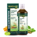 Vansaar 45+ Collagen Juice - 500 ML | Collagen Beauty Supplement for Women & Men with Amla, Aloe Vera, Sea Buckthorn, Vitamin C & 12 More Powerful Herbs | For Healthy Skin & Hair, Anti-Aging