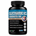 Glucosamine HCL Chondroitin MSM Capsules with Herbal Extracts | Joint & Cartilage Support Supplement | Supports Mobility & Flexibility | 60 Capsules