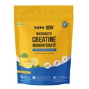 Tata 1mg Micronized Creatine Monohydrate | 83 Servings| 3g Creatine + Himalayan Pink Salt | High Absorption | Supports Muscle Strength, Performance & Recovery | Lemon Flavor | 301g