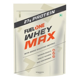 FUELONE Whey Max Protein Blend, Chocolate, 1kg (2.2lbs)