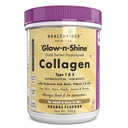 HealthyHey Skin Glow-n-Shine® Collagen Powder 200g | Hydrolysed Collagen for Women and Men with Hyaluronic Acid, Biotin and Vitamin C for Healthy Skin, Hair and Nails - (Orange, 200gm)