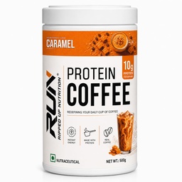 Ripped Up Nutrition Protein Coffee |10g Protein Per Scoop | Versatile Usage - A Pre-Workout or Anytime Meal Replacement Shake| (Caramel, 500gm)