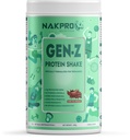 NAKPRO GenZ Protein Powder for Teens (13+), 15g Protein, Double Rich Chocolate - 400g | Vitamins & Minerals, Supports Immunity, Strong Bones & Height