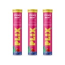 The Plant Fix Plix Glutathione Effervescent Tablets for Clear, Glowing & Youthful Skin | 600mg Glutathione, Vit E & Hyaluronic Acid | No Maltodextrin | Strawberry | Pack of 3