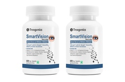 Trexgenics SmartVision Advanced Eye Care Multivitamin with Lutein, Zeaxanthin, Bilberry, Green Tea, Vitamin A, D, E, C, B-Complex and Minerals One-a-Day Formula -60 Veg. Capsules -Pack of 2