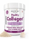 HealthyHey Nutrition Poultry Collagen - Hydrolysed Chicken Collagen with Vitamin C - Unflavoured - 200g