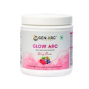 Glow Arc Skin, Hair & Nail Supplement | Glutathione, Hyaluronic Acid, Evening Primrose Oil, Vitamin C & E | Antioxidant & Skin Health Support | Berry Flavour | 250 g