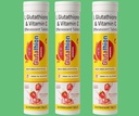 ENRISH L-Glutathione Effervescent Tablets 500mg with Vitamin C | Strawberry Flavour | Antioxidant & Immune Support | Sugar Free | 20 Tablets (Pack Of 3)