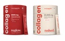 YourHappyLife Flavoured & Unflavoured Marine Collagen Combo | 8000mg Passionfruit Wellnex + 10000mg Japanese Type 1 & 3 Peptides | Skin, Hair, Nails & Joints | 250g Each