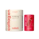 YourHappyLife Collagen Naked and Advanced L-Glutathione Glow-Up Skin Capsules Combo | 10,000mg Collagen + 80mg Vitamin C | Glutathione, Retinol, & NAC for Smooth, Radiant & Clear Complexion