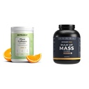 Nutrabay Collagen Booster Plant-Based Collagen Builder for Skin, Hair, Joints & Nails with Vitamin | Nutrabay Gold Bulk Up Mass Gainer Powder - 3kg, Chocolate | 30g Protein, 104g Carbs, 554 Calories