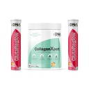 GlutaReglow 30 Effervescent Tablets + CollagenXpert Marine Collagen 200 g, L-Glutathione, Hyaluronic Acid, CoQ10, Orange Combo