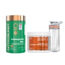 Nutriburst Japanese Marine Collagen Powder (Orange Flavor) + Ashwagandha Max Gummies (Guava Flavor) | No Added Sugar | Combo for Men & Women