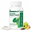 Nirvanaa Health & Wellness IMMUNOSAFETY Immunity Support Capsules | Immunity Support Formula with Amla, Tulsi, Moringa, Neem, Garlic & Turmeric | Antioxidants & Daily Defense | 30 Capsules