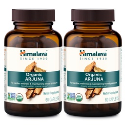 Himalaya Organic Arjuna、心の健康のための血圧の補足、700mg、60の計算(パッケージ2)