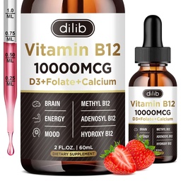 ビタミンB12の液体はSublingual 10000のmcgの三重B-12の複雑な補足、女性及び人、気分及びエネルギー ブースターのためのメチル及びMethylcobalaminのブレンド、Metabolism及び健康サポートのためのメチル化されたB 12を低下させます