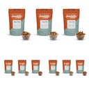 Snackible Ragi Chips - Assorted Combo (Pack of 3 Each) - 3x165gm | Jalapeno, Peri Peri, Spiced | Gluten Free |Rich in Fibre| Source of Protein | No Added Preservatives