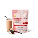 Balance and Calm Functional Protein Powder for Women | 20g Plant Protein, Magnesium Bisglycinate, Ashwagandha KSM-66, L-theanine, Myo-inositol | Dark Chocolate - 454 g