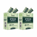 Zindagi Stevia Sugar Free Powder Sachets | 100% Natural & Diabetic Friendly Sweetener | Zero Calorie Sugar | 100 Sachets